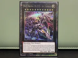 Yu-Gi-Oh Divine Arsenal AA-ZEUS Sky Thunder RA04-EN070 Quarter Century - Image 1