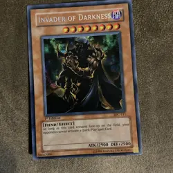 Invader of Darkness - IOC-111 - Secret Rare LP Invasion of Chaos Yugioh - Image 2