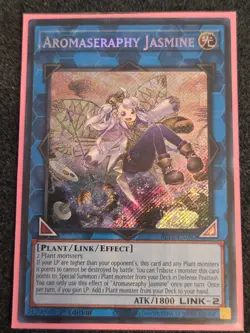 Aromaseraphy Jasmine Secret Rare 1St Edition BLTR-EN093 Yugioh - Image 1