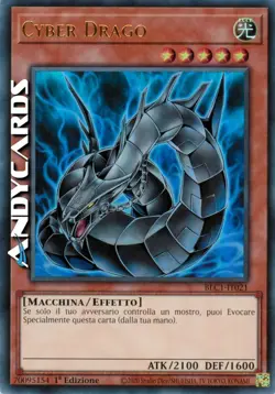 CYBER DRAGO • (Cyber Dragon) • Ultra R • BLC1 IT021 • 1Ed • Yugioh! • ANDYCARDS - Image 1