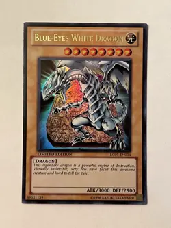 Blue-Eyes White Dragon LC01-EN004 Yu-Gi-Oh Legendary Collection 1 Limited... - Image 1