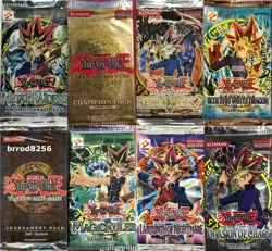 Yugioh Yu-Gi-Oh Tcg Booster Packs Only 400 Packs Blue Eyes Retro Champion Magic - Image 1