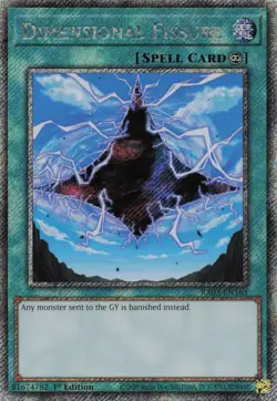 Yugioh Dimensional Fissure RA03-EN163 - Platinum Secret Rare - Image 1