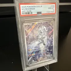 PSA 10 N's Reshiram 109/100 Battle Partners SV9 Alternate Art Japanese Pokemon - Image 2