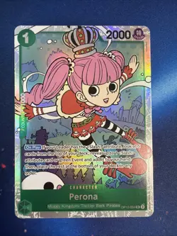 One Piece CCG Perona OP12-034 Super Rare Legacy of The Master Foil Card Mint - Image 1