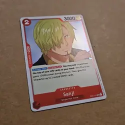 Sanji OP01-013 R Romance Dawn English One Piece NM Foil TCG CCG - Image 2