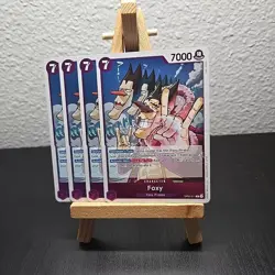 4x Foxy - OP07-071 - R One Piece TCG English Playset - Image 1