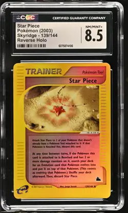 CGC 8.5 Star Piece 2003 Skyridge 139/144 Reverse Holo Pokemon Card - Image 1