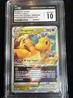 Dragonite VSTAR SWSH236 SWSH: Sword & Shield CGC 10 Pokemon - Image 1