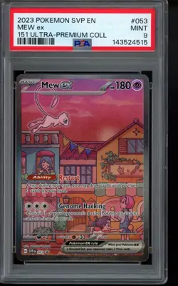 PSA 9 - 2023 Mew ex 053 Sv: Scarlet & Violet Promo Cards Holo Pokemon - Image 1