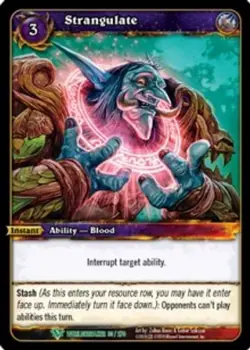 Strangulate - Worldbreaker - World of Warcraft TCG - Image 1