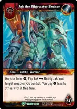 Jak the Bilgewater Bruiser - Throne of the Tides - World of Warcraft TCG - Image 1