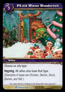 PX-238 Winter Wondervolt - Feast of Winterveil - World of Warcraft TCG - Image 1