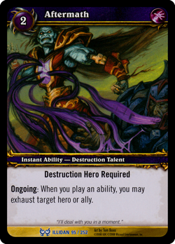 World of Warcraft WoW TCG The Hunt for Illidan Set Rares/Epics CHOOSE YOUR CARDS - Image 2