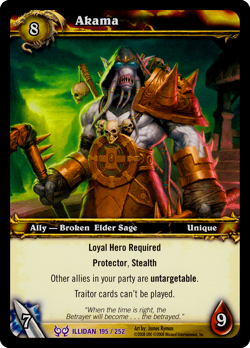 World of Warcraft WoW TCG The Hunt for Illidan Set Rares/Epics CHOOSE YOUR CARDS - Image 3