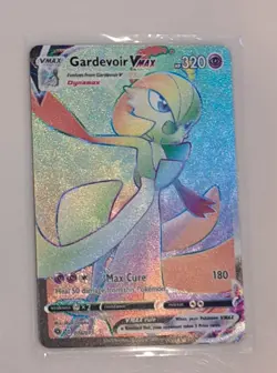 2020 Pokemon Champion’s Path Gardevoir VMAX 076/073 Rainbow Rare –NM - Image 1