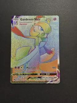 2020 Pokemon Champion’s Path Gardevoir VMAX 076/073 Rainbow Rare – NM - Image 1