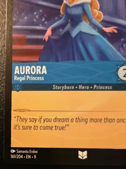 Aurora - Regal Princess 161/204 Uncommon Fabled Disney Lorcana TCG - Image 4