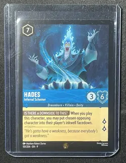 Disney Lorcana TCG - Hades Infernal Schemer 151/204 Legendary Regular - Fabled - Image 3