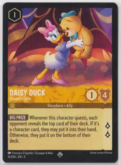 Lorcana - Daisy Duck - Donald's Date 16/204 Shimmering Skies Regular - Image 1