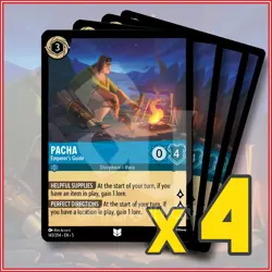 Disney Lorcana: 2024 Pacha Emperor's Guide 143/204 x4 | Uncommon - Image 1