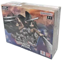 Bandai TCG Union Arena: Attack On Titan Factory Sealed 16 Pack Booster Box - Image 1