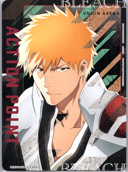Union Arena Bleach EX07BT/BLC-2-AP01 Ichigo Kurosaki Action Point Trading Card - Image 1