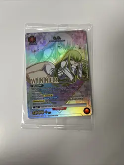 C.C. Winner Union Arena Card Champion Promo English CGH-1-077 Code Geass - Image 1