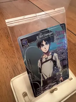 Union Arena Eren Jaeger Foil Card Attack on Titan Release Event Winner English - Image 4