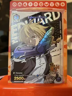Union Arena Edward Elric Foiled Alterned Art Promo Full Metal Alchemist - Image 1