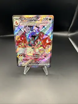 Pokemon Card Charizard EX SVP 074 Scarlet & Violet Black Star Promo Full Art NM - Image 2