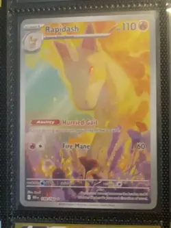 Pokemon TCG NM Rapidash 189/182 Sv10: Destined Rivals Holo Rare Illustration - Image 1