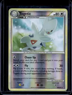 2010 Pokemon HeartGold & SoulSilver Undaunted Togetic Reverse Holo #39/90 - Image 1