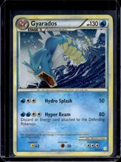 2010 Pokemon HeartGold & SoulSilver Gyarados Holo #4/123 - Image 1