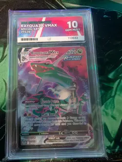 Rayquaza VMAX TG20 Silver Tempest Trainer Gallery Card Ace 10 GEM MINT - Image 1