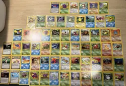 pokemon jungle and fossil lot set total of 62 cards - Image 1