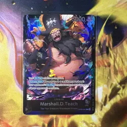 OP09-081 Marshall.D.Teach : Leader English One Piece TCG Card : ST27 - Image 1