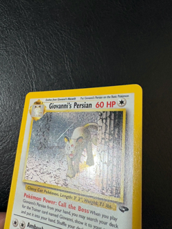 Pokemon Gym Challenge Giovanni's Persian Rare HOLO Vintage Pokemon Card NM - Image 2