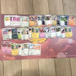 Prize Pack Series Cards 32 Card Lot Pokemon TCG LP+ - Image 1