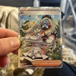 Pokemon TCG Temporal Forces Eri Full Art Trainer Holo Ultra Rare Card 199/162 - Image 1