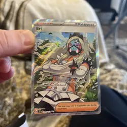 Pokemon TCG Temporal Forces Eri Full Art Trainer Holo Ultra Rare Card 199/162 - Image 2