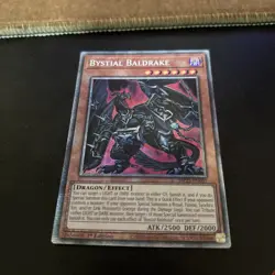 Bystial Baldrake MP25-EN 045 Starlight Rare Yugioh Card 1st Edition Mint - Image 1
