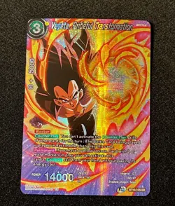 Dragon Ball Super Card Game Vegeta, Prideful Transformation BT10-105 Foil - Image 1