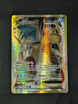 Pokemon TCG Dragonite-EX Evolutions Full Art Holo Card 106/108 Ultra Rare - Image 1