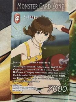 Selphie - Full Art - 22-010L - Final Fantasy Card Game - FFTCG - Foil - Image 1