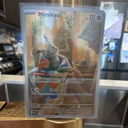 Pokemon Mimikyu SVP 075 Scarlet & Violet Promo Full Art Holo 70 HP Card - Image 1