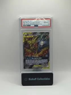 Moltres & Zapdos & Articuno GX SM210 PSA 10 Holo Promo Pokemon Card - Image 1