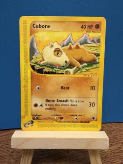 Pokemon TCG Cubone Card 103/165 Expedition Regular E-Reader SEE PICTURES - Image 1