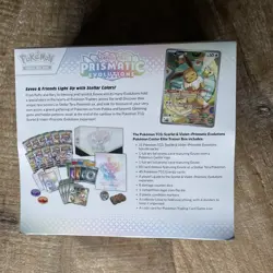 Pokemon TCG Prismatic Evolutions Pokemon Centre ETB - Factory Sealed New - Image 2