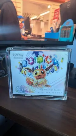 Prismatic Evolutions Pokemon Centre ETB Damaged Box SEALED WITH CASE - Image 1
